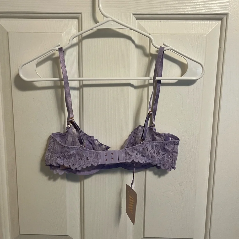NWT Savage X Fenty SAVAGE NOT SORRY UNLINED LACE BALCONETTE BRA